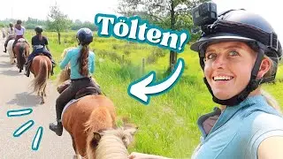 Eerste keer rijden op IJSLANDER, buitenrit in TÖLT! 😱