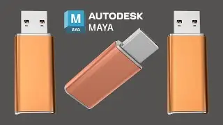 3D Product Modeling Tutorial in Maya:How To Design 3D USB Product |Autodesk Maya