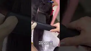 Cobrei 900 pra alisar esse cabelo, muito difícil. 😞
