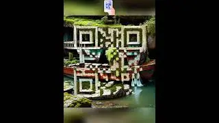 QR code Turn into Abandoned Boat Art⛵