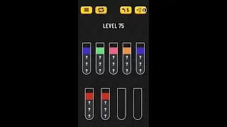 Water Sort Puzzle. Level 75. HD Quality