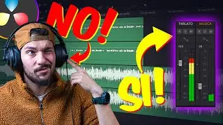 Mix AUDIO CORRETTO in Davinci Resolve - ECCO COME!