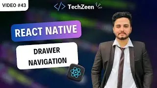 React Native Tutorial #43 : Drawer Navigation in React Navigation (Hindi/Urdu) | 2024