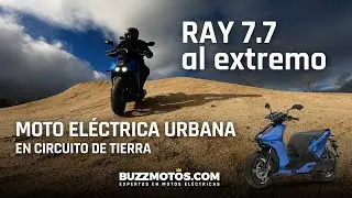 ⚡🏍️ ¡Ray 7.7 al extremo! Moto eléctrica urbana en circuito de tierra #motoeletrica #buzzmotos #ray77