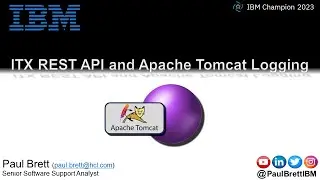 ITX REST API and Apache Tomcat Logging