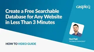 Create a Free Searchable Database for Any Website in Less Than 3 Minutes