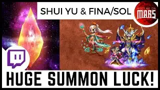 🔶 Summoning for Shui Yu and Dark Fina & Sol! 🔶 My Luck is NUTS | FFBE