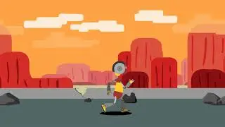 Animation Walk Cycle ROBOT