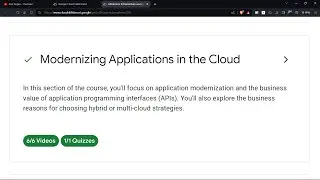 Modernizing Application in the Cloud | Module 2 | Quiz Answers #googlecloud