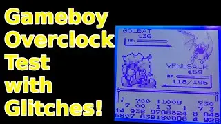 Overclock mod testing for the DMG