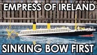 LEGO Empress of Ireland Model [SINKING BOW FIRST]