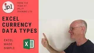 Excel Currency Data Types