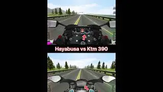 hayabusa vs ktm|drag race in bike|#shorts #viral