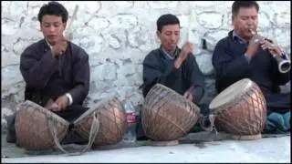Nagori e oboe indiano, naqqara (Ladakh drums)