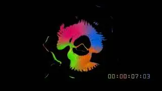 Audio Spectrum reinbow color Black Screen Design By Adobe After Effects 2023