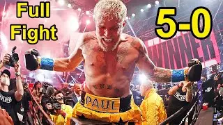 Jake Paul vs Tyron Woodley 2 Full Fight Highlight HD