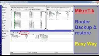 How to backup and restore Mikrotik