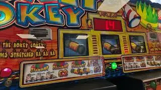 Hokey Cokey Astra Fruit Machine With A Big Streak Board