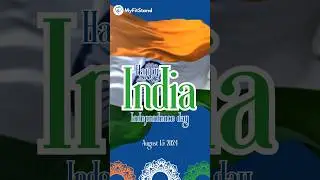 Happy Independence Day 🇮🇳 #healthyindia #india #myfitstand