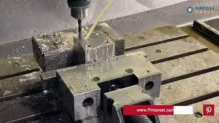 Spotting & Drilling A2 Tool Steel TimeLapse