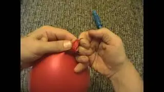 How to tie a balloon?