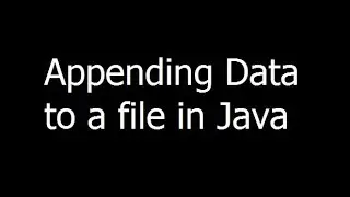 Appending Data to a file in Java - Learn Java Programming part 8 - Urdu Hindi