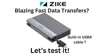 LIVE: Testing the Possibilities - Transferring Lots of Data Fast - ZikeDrive USB4 Enclosure 