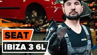How to change front brake pads on SEAT IBIZA 3 6L [TUTORIAL AUTODOC]