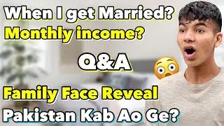 Family Face Reveal😱| 100K Special ￼Q&A 2024😜