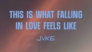 JVKE - this is what falling in love feels like (Lirik+Terjemahan) ~feel like sun, on my skin