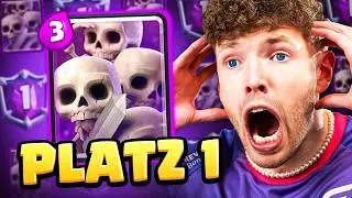 😱🤯WORLD RANKED 1 with SKELETON ARMY... (I'm shocked) | Clash Royale German