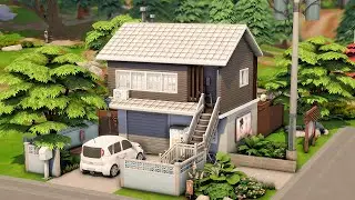 JAPANESE TINY HOME IN MT. KOMOREBI 🍡 The Sims 4 Speed Build (no talking) | No CC