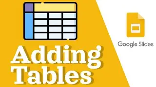 Effortless Tables in Google Slides!