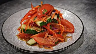 Легкий и быстрый салат к мясу — готовим за считанные минуты!