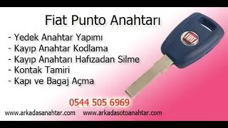 Fiat Punto yedek anahtar-kayıp anahtar yapımı ve kontak tamiri