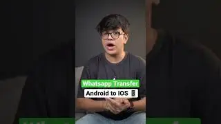 Whatsapp Transfer from Android to iOS ✅ 