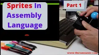 Sprites using Assembly language on the Atari with Joystick control