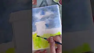 Маленький этюд акварелью!