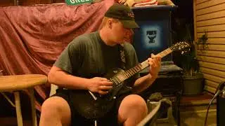 Josh playing guitar 8.14.16
