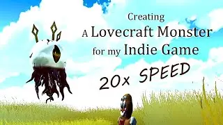 Making a Lovecraft Monster for my Indie Game - Blender to Unity