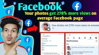 Your photos get 278% more views on average Facebook page 