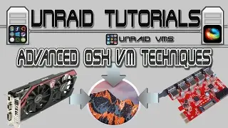 Advanced OSX VM techniques for KVM in unRAID. Get everything working!