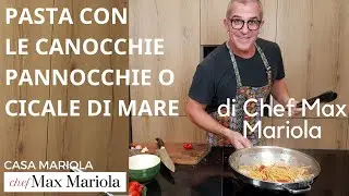 Spaghetti with Mantis Shrimp, Corn on the Cob, or Sea Mantis Shrimp - Chef Max Mariola