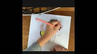 Coloring in Messi doing his celebration. #messi #10 #ankaramessi