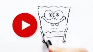 How to Draw Spongebob Squarepants with Pencil || How to Draw Cartoons 1