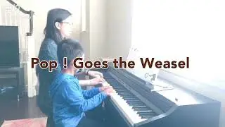 Pop ! Goes the Weasel piano duet primer level