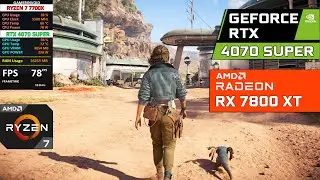 Star Wars Outlaws | RTX 4070 Super | RX 7800 XT | Green Team Wins Here | 1440P - 4K | Benchmark