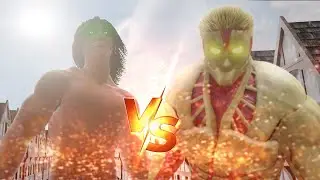 Attack Titan vs Armorred Titan, Attack on Titan Fan Made Animation