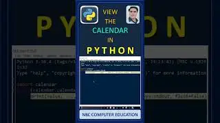 View Calendar In Python | Python Tutorials