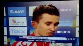 Michał Kwiatkowski ★ World Cycling Champion ★ Ponferrada 2014